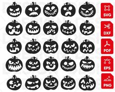 halloween pumpkins svg files