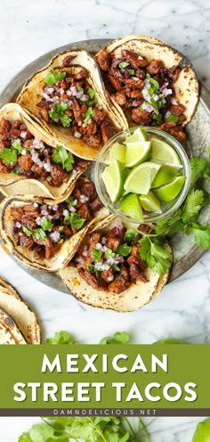 MEXICAN STREET TACOS, family dinner ideas for tonight Barrio Tacos, Carne Asada Street Tacos, Asada Street Tacos, Authentic Carne Asada, Mexican Street Tacos, Steak Taco Recipe, Street Taco Recipe, Mini Tacos, Butter Shrimp