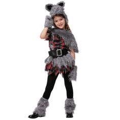 New In Bag. This Werewolf Costume Kids Includes 1 Wolf Hat, 1 Wolf Top, 1 Vest, 1 Dress, 1 Pair Of Gloves, 1 Belt, 1 Wolf Tail And 1 Pair Of Leg Warmers. The Pullover Tunic Has Uneven Torn Sleeves, Its Faux Fur Vest Has An Attached Hood On It, And The Wrist Cuffs Of The Set Have Thumb Holes And Faux Fur For A Perfect Werewolf Vibe. Chest 23-26" Waist 21-23.5" Hips 23.5-27.5" Height 3'7" 4'0" Plz See Pics And Bundle To Save. I Average 1 Day Shipping And You Will Get Amazing Customer Service From Girls Wolf Costume, Werewolf Costume Kids, Torn Sleeves, Werewolf Girl, Werewolf Costume, Wolf Hat, Wolf Tail, Wolf Costume, Matching Costumes