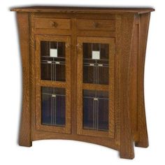 Amish USA Made Handcrafted Arts And Crafts Cabinet sold by Online Amish Furniture LLC Mission Kitchen, Amish Kitchen, Arts And Crafts Kitchen, Craft Cabinet, Arts And Crafts Style, Pie Safe, Arts And Crafts Furniture, Wood Knobs, Trestle Dining Tables