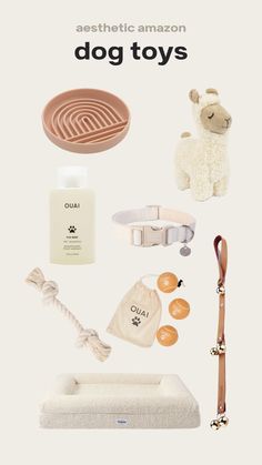 Aesthetic Neutral Dog Toys Dog Hygiene Products, Aesthetic Dog Toy Basket, Cute Small Dog Accessories, Aesthetic Dog Essentials