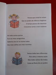 an open book with spanish words and pictures on the front page, showing children's names