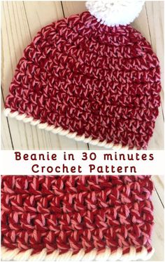 beanie in 30 minutes crochet pattern