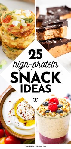 the top 25 high protein snack ideas