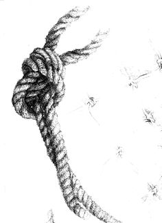 an image of a rope tied in the air