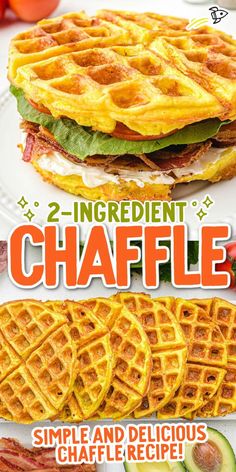 Chaffle Cheese Chaffle Recipe Keto Easy, Keto Waffle Bread, Egg And Cheese Waffles Keto, Casava Flour Waffle Recipe, Keto Egg Waffle Recipe, Plain Chaffle Recipe, Chaffles Without Cheese, Easy Chaffle Keto Recipe, Cheese Chaffle Recipes Easy