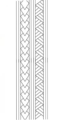 the drawing shows how to draw an intricate pattern in two different sections, each with one diagonal