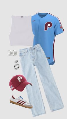 let me know in the comments if you want to know where everything is from/what you want to see more of! xoxo   #ootd #springootd #blueoutfit #casualoutfitinspo #silverjewelry #summer2024 #outfitaesthetic #mlbfit #baseballgirlfit #baseballgame #baseball #phillies #philliesoutfit #girly #lids #silverhoops #silverjewelry #abercrombiefit #abercrombiejeans #abercrombiebasics #abercrombie #springoutfits #summeroutfits #spring2024 Phillies Game Outfit, Baseball Phillies, Phillies Game, Game Outfit, Ootd Spring, Abercrombie Jeans, Too Good To Be True, Baseball Games, Girl Fits