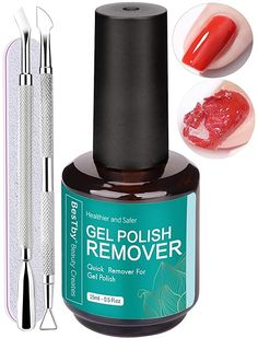 🎀Quick & Easy Gel Nail Polish Remover: Get rid of gel nail polish in just 2-5 minutes without soaking or using foiling wrapping. Just remove the top coat, apply the gel remover, and watch the gel polish burst away
🎀All-in-One Gel Polish Remover Kit: This kit comes with 0.5 oz bottles of gel polish remover, a cuticle pusher, a scraper, and a nail file. You have everything you need for easy gel nail polish removal at home
🎀Healthy & Gentle Formula: Made from natural resin, and non-acetone ingredients, our gel nail polish remover does not hurt your natural nails and has no strong odor (avoid getting gel polish remover on your skin, powder nails and UV nails need to be applied more times gel remover) Gel Nail Polish Remover, Gel Remover, Uv Nails, Polish Remover, Cuticle Pusher, Nail Polish Remover, Powder Nails