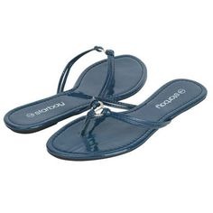 These sandals are stylish yet simple and are great for the spring/summer seasons. Flats Slip-on Thong Flip Flops. Size: 7.  Color: Blue.  Gender: female.  Age Group: adult. Flip Flops Platform, Rhinestone Flip Flops, Fashion Sandals Flat, Wide Sandals, Sparkle Sandals, Soft Sandals, Blue Flip Flops, Boys Sandals, Faux Fur Slippers