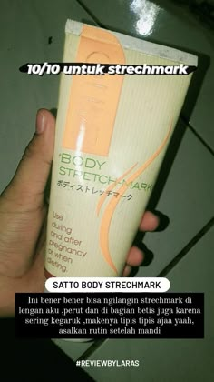 Hand Body Mencerahkan, Tips Putihkan Badan, Recommended Skin Care Products, Beautiful Skin Care, Skin Care Tutorial, Stretch Mark, Facial Skin Care Routine, Health Skin Care, Body Care Routine