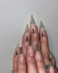 Pierced Nails Acrylic, Grimes Nails, 2014 Nails, Cheap Nail Polish, Witchy Nails, Punk Nails, Crazy Nails, Star Nails