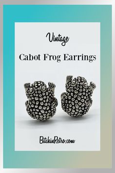 Time to hop into some style! These vintage Cabot Frog Earrings will have you croaking with delight. With their cute and adorable design, these little ribbets are sure to make an impression at any gathering.

Available for Sale at BitchinRetro.com Gift Ideas For Mothers Day, Ideas For Mothers Day, Frog Earrings, Holiday Gift Ideas, Jewellery Gift, The Wave