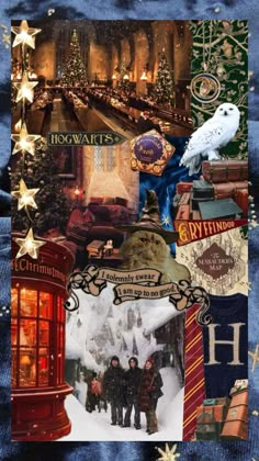 Christmas Tree Harry Potter Theme, Harry Potter Bird Cage, Harry Potter Christmas Wallpaper Iphone, Harry Potter Christmas Art, Christmas Wallpaper Harry Potter