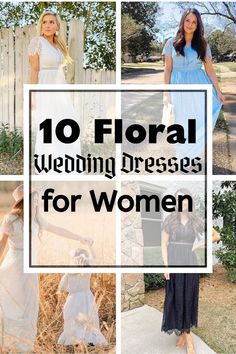 Top 10 Floral Wedding Dresses for Women