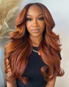 The best color for autumn and winter Ginger Body Wave, Hd Lace Wig, Frontal Wig, Ginger Hair, Hd Lace, Wig Cap, Lace Frontal Wig