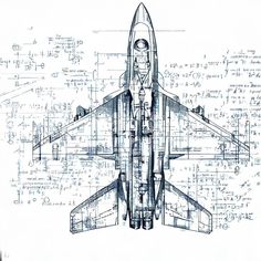 Jet Blueprint, Art Plan, Blueprint Art, Pilot Gifts, Aviation Art, Quick Guide, Personalized Prints, Software Design, Drawing Techniques