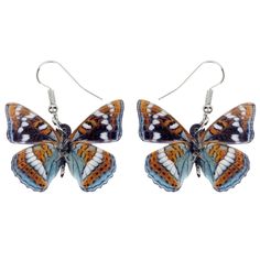 PRICES MAY VARY. Design inspiration By Nature Weight:3.8g/Pair Butterfly Size:23mm x 31mm approximately 0.91"tall & 1.22" width Acrylic both side pattern earrings,light weight,hypoallergenic hook,nickel free BONSNY Design,All rights reserved Design&Produce by Bonsny Jewelry BONSNY HAVE COPYRIGHTS Insect Jewelry, Earring Patterns, Monarch Butterfly, Butterfly Earrings, Jewelry For Women, Gifts For Teens, Fashion Earrings, Women Girl, Insects