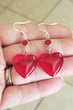 Check out this item in my Etsy shop https://www.etsy.com/listing/1403141209/valentine-earrings-red-glass-heart Red Nickel-free Dangle Heart Earrings, Red Dangle Heart Earrings For Gift, Red Dangle Heart Earrings As A Gift, Red Heart Beads Dangle Earrings, Round Heart Charm Earrings For Valentine's Day, Red Heart Pendant Earrings, Valentine's Day Heart Earrings With Charm, Valentine's Day Round Heart Charm Earrings, Red Heart Beads Earrings For Valentine's Day