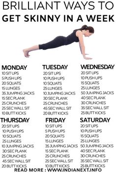 Backfat Workouts With Weights, Gym Workouts To Get Skinnier, Exercise To Get Skinnier, 1 Week Workout Challenge, Workouts To Get Skinnier In A Week, How To Become Skinnier In A Week, How To Get Skinnier In Two Weeks, Diets To Get Skinnier, Work Out To Get Skinnier