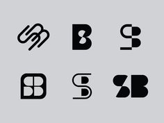 black and white alphabets with the letter b