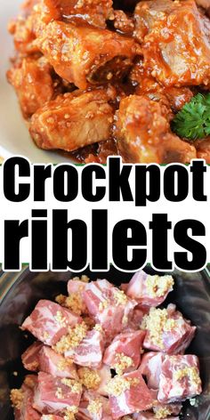 crockpot ribbles are an easy and delicious side dish