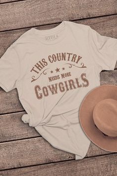 Cowgirl Vinyl Shirt Ideas, Cricket Shirt Ideas Country, Cute Country Tshirt Designs, Cowgirl Shirts Vinyl, Country T-shirts, Cute Country Shirts, Cowgirl T Shirts, Cowgirl Clothing, Western Vinyl Shirts