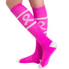 Comfortable Breathable Pink Socks, Sporty Pink Socks For Sports, Sporty Pink Sports Socks, Pink Sports Socks, Pink Stretch Knee-high Socks, Trendy Stretch Pink Socks, Trendy Pink Stretch Socks, Pink Socks For Stocking Stuffers, Pink Casual Sports Socks