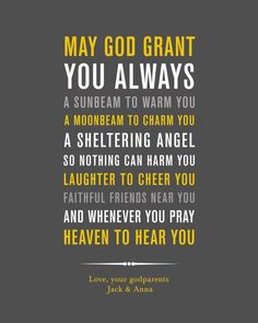 a quote from the book may god grant you always by jack & anns on grey background