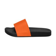 These lightweight cushioned slides are easy to slip-on and wear anywhere. They are perfect for the beach, poolside, leisure or casual activity wear. Add these comfortable and durable easy slide-on sandals to any wardrobe. Soft, durable foaming strap. Fixed strap with added foam underneath for an extra comfortable fit Drop-in EVA footbed provides underfoot cushioning EVA outsole delivers great durability & traction Easy to wear slide-on structure. Fabric upper & lining EVA midsole & outsole Open toe design Handwash only Autumn Orange, Slide Flip Flops, Toes Designs, Beach Slides, Beach Trips, On Beach, Pool Days, Womens Slides, How To Attract Customers