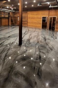 Epoxy Garage Floor Ideas Marbled Concrete Floor, Shop Floor Ideas, Light Grey Epoxy Floor, Dark Epoxy Floor, Epoxy Porch Floor, Garage Epoxy Floor, Epoxy Garage Floor Ideas, Epoxy Garage Floor