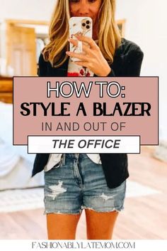 Blazers And Tennis Shoes Outfit, Casual Suit Jacket Outfit Women, Style A Blazer Women, Blazer And Tshirt, Blazer Looks For Women, Outfits With Blazers For Women