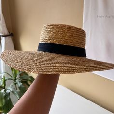 Straw Floppy Hat Complete With A Black Band. Perfect For The Beach Or Lying Poolside, Or To Pair With A Cute Sundress. Excellent Condition!! Never Worn- Super Cute But Realized It’s Not Quite My Style Brimmed Boater Hat For Picnics, Trendy Wide Brim Hat For Picnic, Everyday Wide Brim Boater Hat, Trendy Brimmed Boater Hat For Day Out, Chic Fedora Hat For Picnic, Adjustable Everyday Boater Hat, Chic Wide Brim Hat For Picnic, Brown Boater Hat With Curved Brim For Day Out, Chic Fedora For Picnic