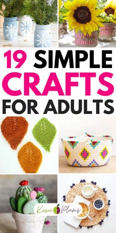 Crafts for adults are a great way to unwind and get creative. From easy crafts to fun DIY craft projects. Explore adult craft ideas like handmade home decor and holiday crafts. Try simple paper crafts, or delve into adult craft kits and crafting hobbies. Find art and craft ideas for adults that are perfect for DIY home decor and seasonal crafts. From clay crafts, crochet crafts, and DIY garden crafts to origami craft ideas. Enjoy upcycling projects, and unique crafts for adults. Cool Crafts For Adults, Holiday Crafts For Adults, Easy Craft Ideas For Adults, Simple Crafts For Adults, Dollar Store Decorating, Easy Crafts For Adults, Adult Craft Ideas, Simple Table Decorations, Simple Paper Crafts