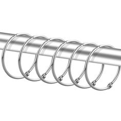 PRICES MAY VARY. Made of Stainless Steel, curtain rings are durable, rust-resistant, and not be deformed in use. Curtain hooks work with any shower curtain or liner. Rings clasp closed makes installation easy and fast. Its clasp closure is tight enough to keep shower curtains stay on shower rod without falling off. The rings are in classic circular design, simple and elegant, complement with any bath hardware for bathroom decor. Adopted with environmental protection plating process, surface of s Gold Shower Curtain, Hooks For Bathroom, Book Rings, Black Shower Curtains, Shower Rings, Plastic Shower Curtain, Gold Shower, Shower Hooks, Shower Rod