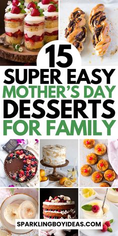 Indulge in the sweetest Mothers Day desserts that are sure to impress! From easy homemade chocolate cakes, and lemon tarts to strawberry bars, to summer cakes, discover a variety of Mothers Day recipes. Celebrate with chocolate cupcakes, strawberry cheesecakes, and heart-shaped desserts that express your love. Whether you're planning Mothers Day brunch parties or looking for last-minute Mothers Day treats, find the perfect summer dessert to make Mother's Day special. Easy Mothers Day Desserts, Homemade Chocolate Cakes, Mothers Day Dessert Ideas, Mother’s Day Desserts, Mothers Day Dessert, Mothers Day Treats, Mothers Day Recipes, Strawberry Cheesecakes, Brunch Parties