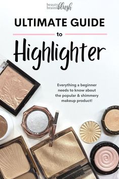 Ultimate Guide to Highlighter - BeautyBrainsBlush Concealer Map, Where To Apply Highlighter, Apply Highlighter, Makeup Basics, Applying Highlighter, Highlight Tutorial, Shimmery Makeup, Blush Application