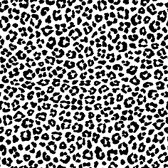 a black and white leopard print pattern