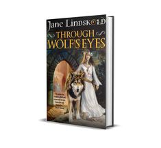 the book cover for through wolf's eyes by jane linksk and dw