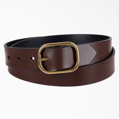 This two-in-one reversible center bar buckle belt will be your new wardrobe staple. Perfect for elevating work pants, jeans and more. Crafted with a slim 1 inch wide strap and featuring a reversible buckle for versatility, just flip the buckle from left to right to switch up your look and alternate strap sides. Dickies Style, Dickies Workwear, Suspenders For Women, Dickies Women, Branded Belts, Casual Belt, Reversible Belt, Buffalo Leather, Belt Shop