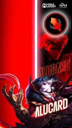 an advertisement for the upcoming mobile game, nucapo and alucard is shown