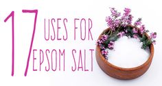 17 Amazing Uses for Epsom Salt… Some You Won’t Believe - thenutritionwatchdog.com Uses For Epsom Salt, Ways To Relieve Constipation, Epsom Salt Uses, Epson Salt, Epsom Salt Bath, Relieve Constipation, Epsom Salt, Back To Nature, Natural Medicine