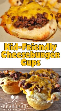 kid - friendly cheeseburger cups are the perfect appetizer for any family