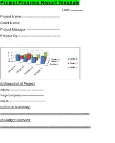 project progress report template in word and excel