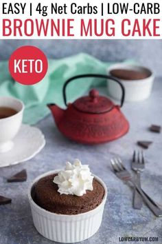 a close up of a cake in a cup on a table