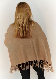 FRINGE SHAWL Looking for a standout shawl? Look no further than Skea's Fringe Shawl! A must-have for your closet, this shawl boasts rabbit fur, sleeves, and a cozy rolled neck. Perfect for any occasion! DETAILS Acrylic blend fringed shawl One size fits all Rabbit Fur Trim Center Back Length: 27" Relaxed Fit Fur Sleeves, Fringe Shawl, Ski Club, Performance Wear, Rabbit Fur, Fur Trim, Passion For Fashion, One Size Fits All, Shawl