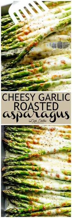 grilled asparagus with garlic and parmesan cheese