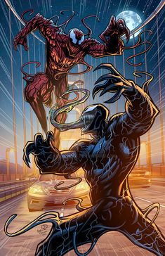 Venom Vs Carnage, Carnage Marvel, Pro Create, Marvel Comics Superheroes, Marvel Drawings, Marvel Characters Art