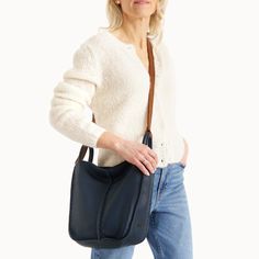 Los Feliz Hobo | Slouchy Leather Shoulder Bag – The Sak Slouchy Style, The Sak, Crossbody Messenger Bag, Daily Essentials, Hobo Bag, Pebbled Leather, Purses Crossbody, Leather Shoulder Bag, Fitness Fashion