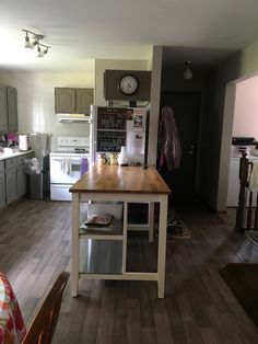 the kitchen is clean and ready for us to use